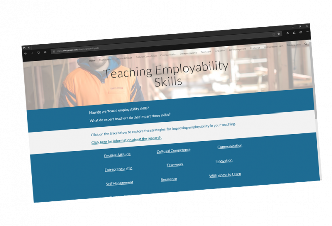 Teaching employability skills