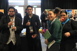 Ākonga visit presenter booths at Tuia Te Ako 2018