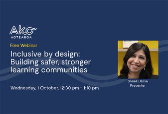 Inclusive by design webinar | Building safer, stronger learning communities