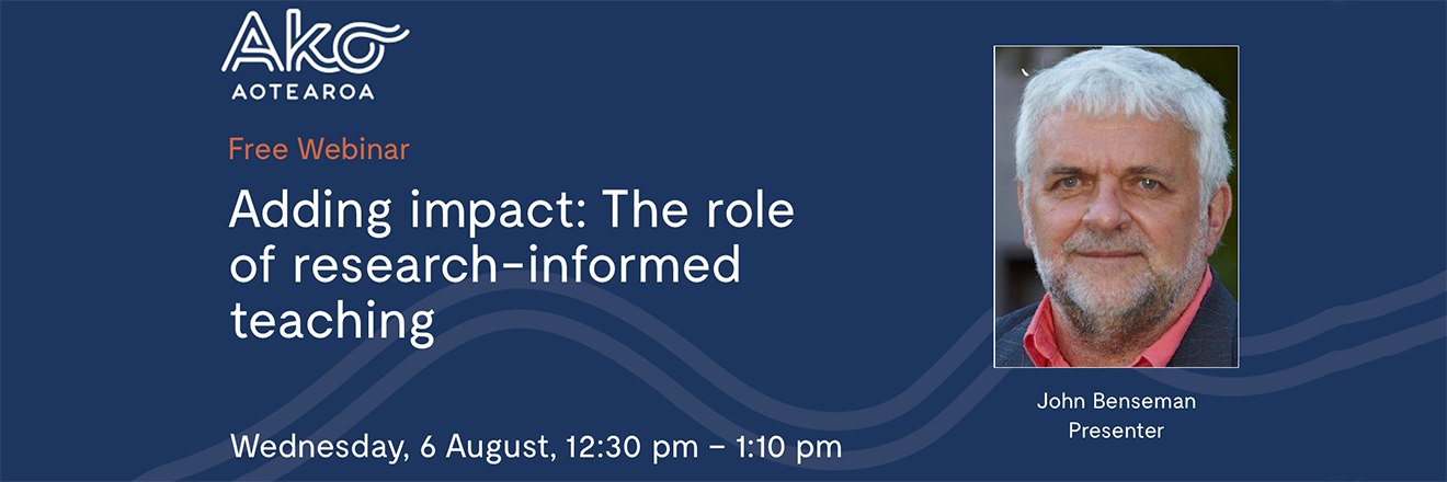 Manako webinar | Adding impact - The role of research informed teaching
