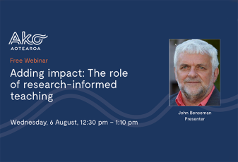 Manako webinar | August | The role of research informed teaching