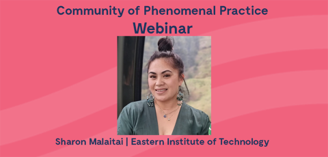 CoPP Webinar 24 June | Sharon Malaitai