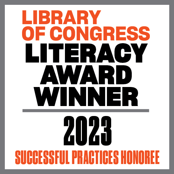 Library of Congress Lioteracy Award Winner 2023 - Successful Practices Honoree badge
