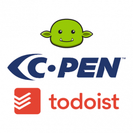 Logo of Goblin.tools, c-pen and ToDoist