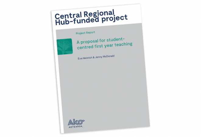 REPORT A proposal for student centred first year university teaching