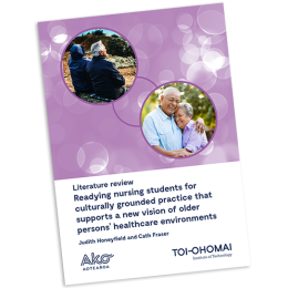 Literature Review cover Readying nursing students for culturally grounded practice