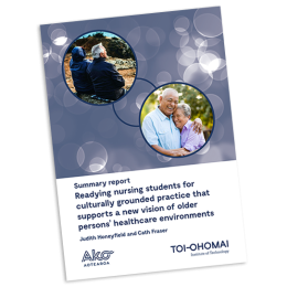 Summary Report cover Readying nursing students for culturally grounded practice