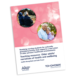 Teaching resource cover Older adults’ narratives of health and wellbeing