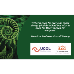 Te Atakura ICDE presentation