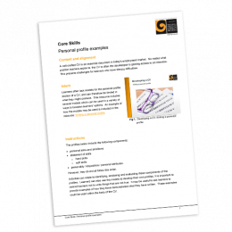 Personal profile examples cover image