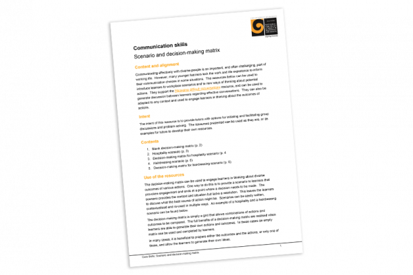 Decision making matrix cover image