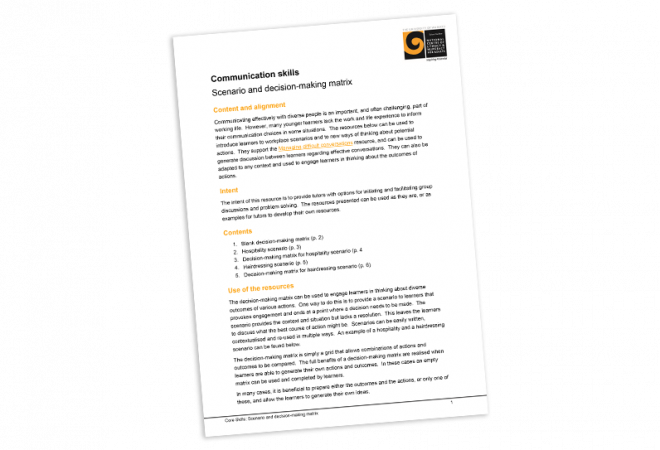 Decision making matrix cover image