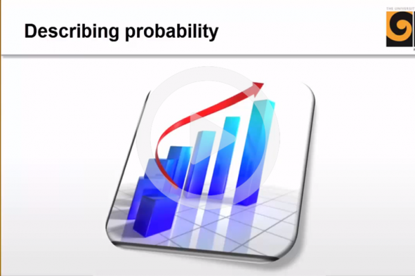 Describing probability cover image
