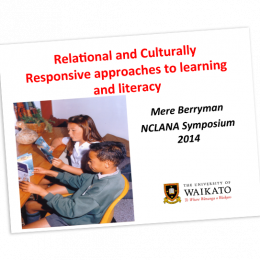 Cover template for Relational and culturally responsive approaches