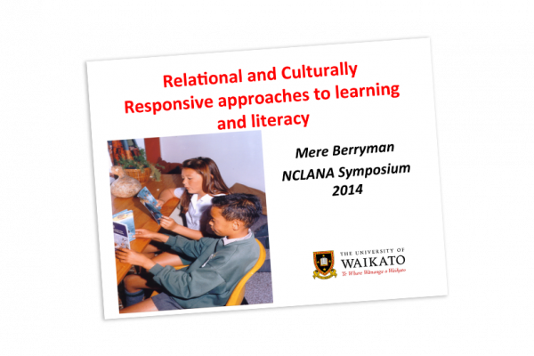 Cover template for Relational and culturally responsive approaches