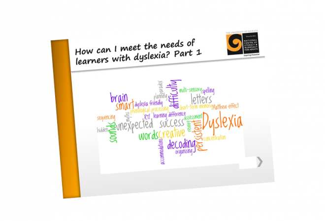 Dyslexia How can I meet the needs of learners with dyslexia part 1