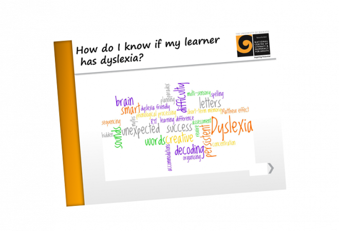 Dyslexia How do I know if my learner has dyslexia