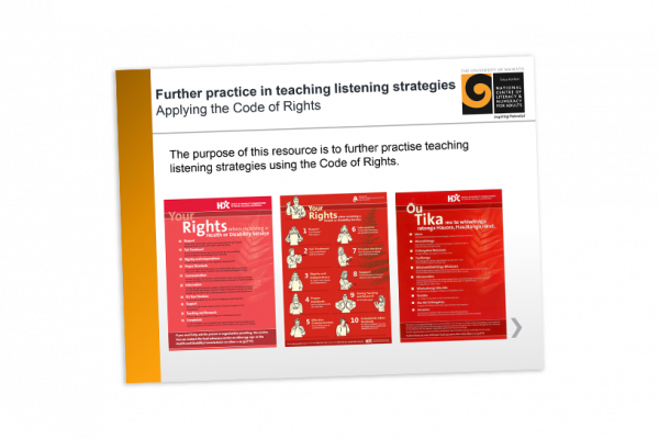 Applying the code of rights