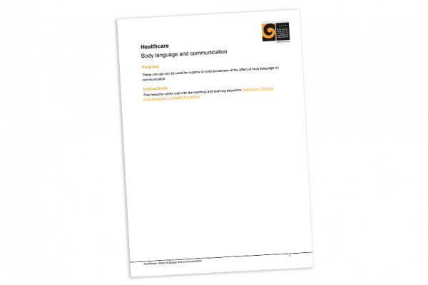 Body language and communication