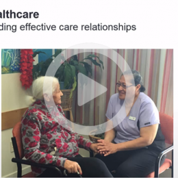 Building effective care relationships