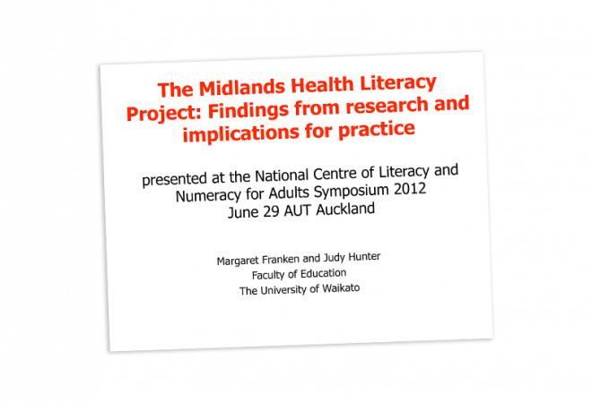 Midlands health literacy project