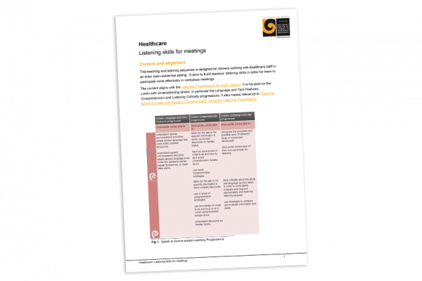 Listening skills for meetings