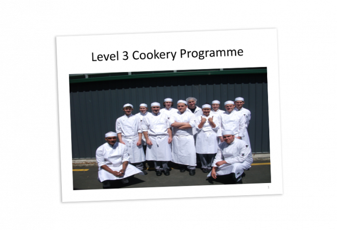 Level 3 Cookery Programme cover image