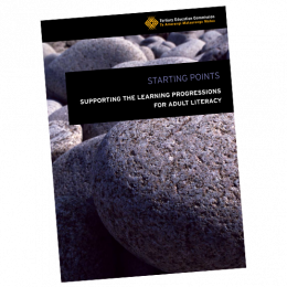 Learning progressions starting points