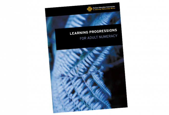 Learning progressions numeracy