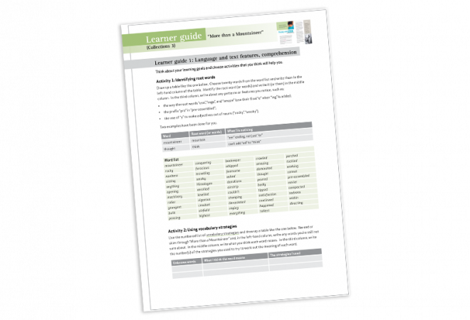 LEARNER GUIDE Collections 3 A Big Impression