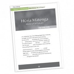 ANNOTATION Huria Matenga Hero of Whakatu