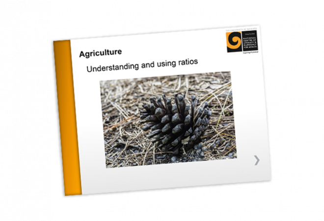 Agriculture Understanding and using ratios cover image v3
