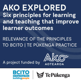 BCITO | Te Pūkenga | Relevance of the principles