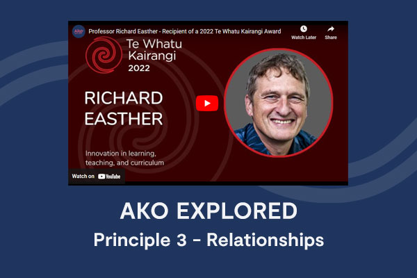 Principle 3 | Relationships | Professor Richard Easther