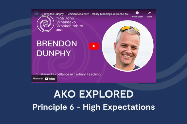 Principle 6 | High Expectations | Dr Brendon Dunphy