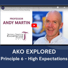 Principle 6 | High Expectations | Professor Andy Martin