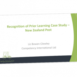 Recognition of prior learning case study NZ post cover image