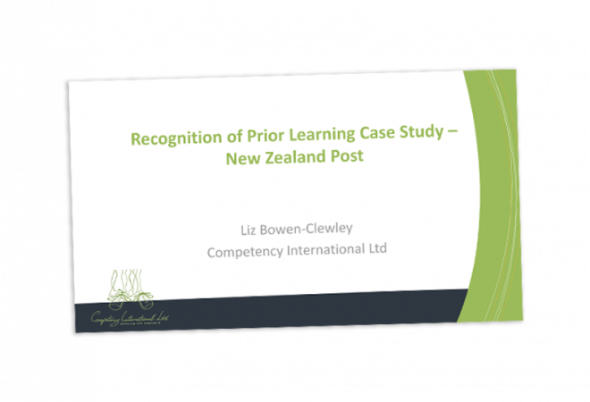 Recognition of prior learning case study NZ post cover image