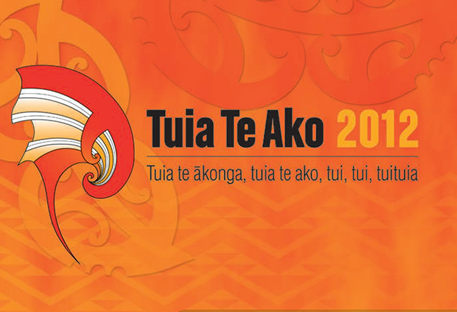 Tuia Te Ako 2012 logo resource page
