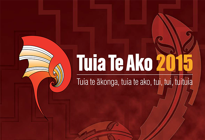 Tuia Te Ako 2015 logo resource page