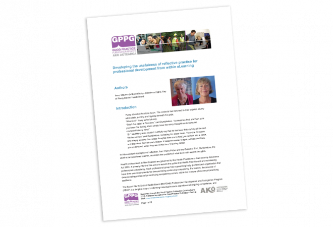 Developing the usefulness of reflective practice cover image