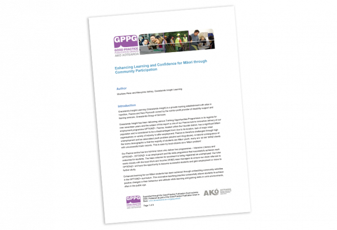 Enhancing Learning and Confidence for Maori through Community Participation cover
