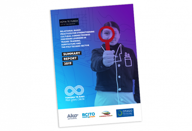 Hūtia Te Punga summary report cover image