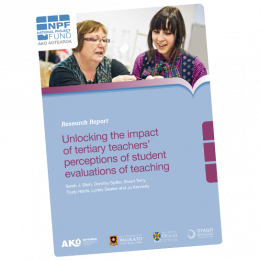 RESEARCH REPORT Unlocking the impact of tertiary teachers perceptions of student evaluations of teaching