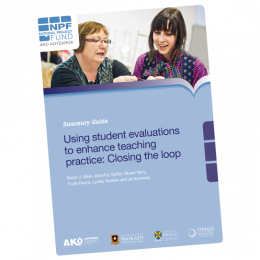 SUMMARY GUIDE Using student evaluations to enhance teaching practice closing the loop