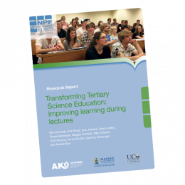 transforming tertiary science education project report