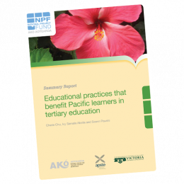 SUMMARY REPORT Educational Practices that Benefit Pacific Learners in Tertiary Education