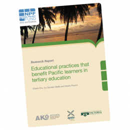 RESEARCH REPORT Educational Practices that Benefit Pacific Learners in Tertiary Education