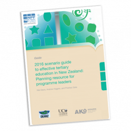 2016 scenario guide to effective tertiary education in new zealand programme leaders