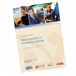 NPF 10 003 Maori learners in workplace settings full report cover